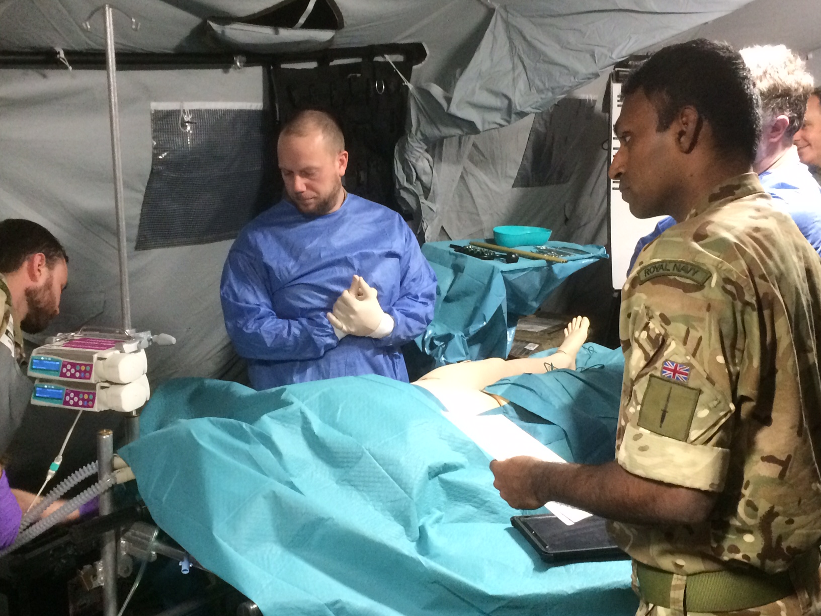 Royal Navy medics try new tech on return to Arctic ADS Advance